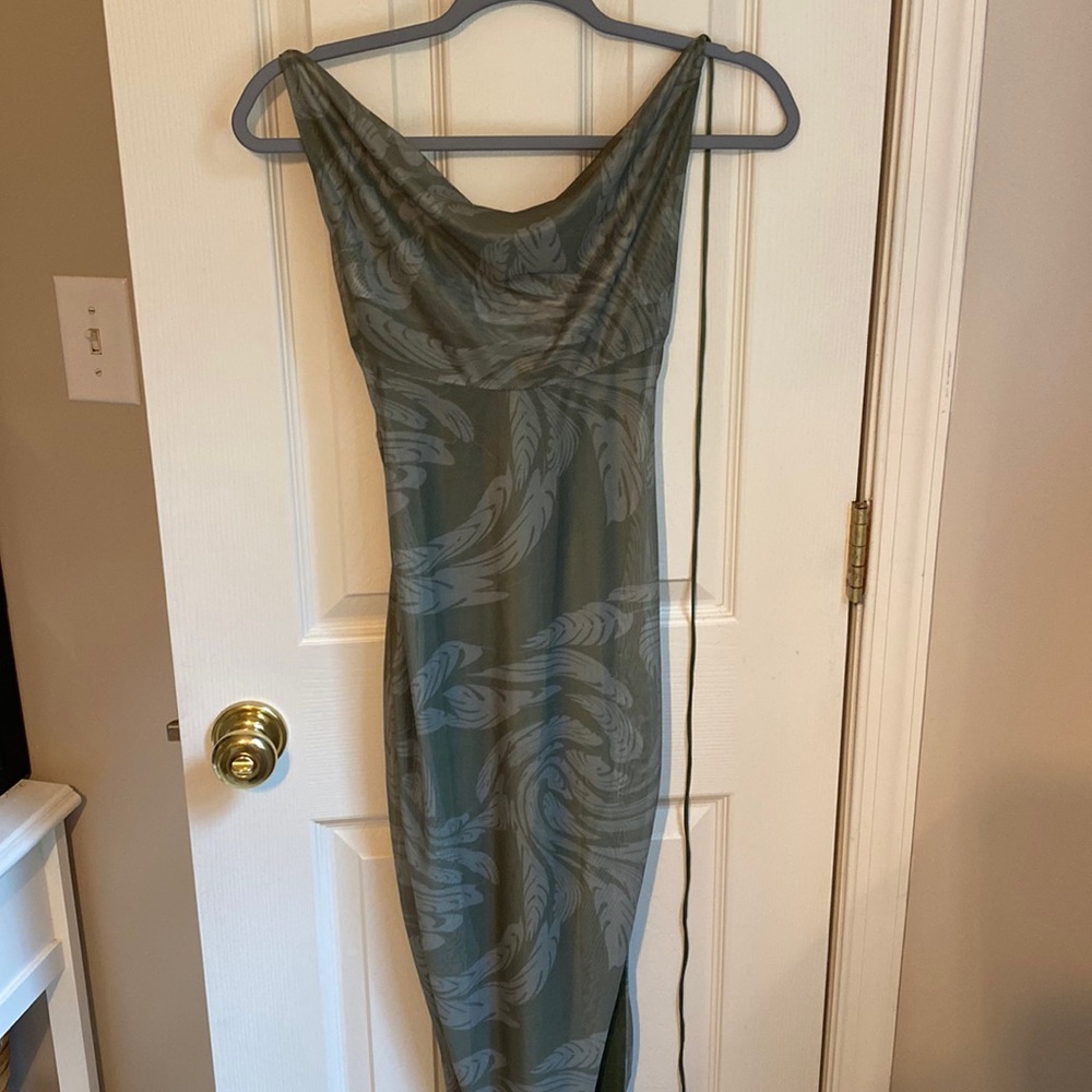 Oh Polly cowl neck, backless dress